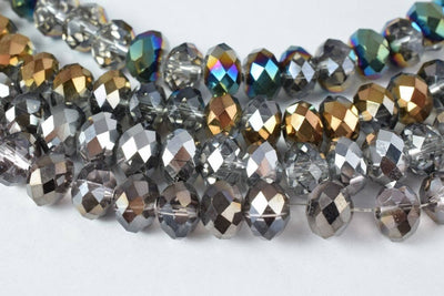 6x8mm crystal beads rondelle faceted various colored crystal beads/opaque rondelle beads,shaped crystal/beading/jewelry ma...