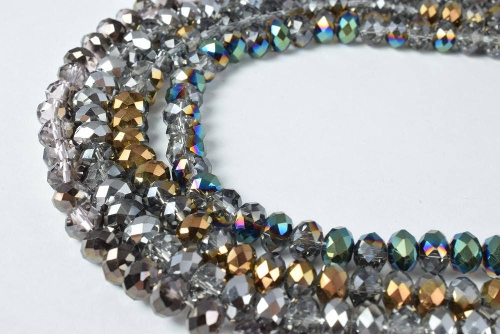 6x8mm crystal beads rondelle faceted various colored crystal beads/opaque rondelle beads,shaped crystal/beading/jewelry ma...