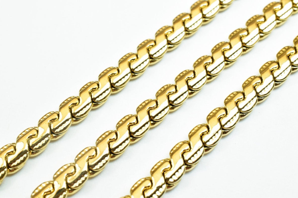 18K Gold Filled Alternative Chain Jewelry Making, 19.5" Herringbone Style (2mm Thick, Tarnish-Resistant , Unisex)