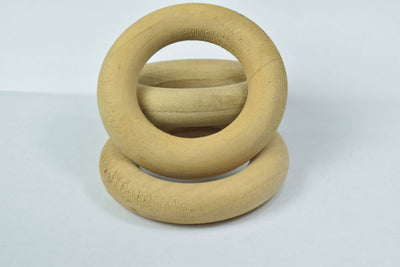 63mm Round Carved Wood Rings Round Large Hole Wooden Beads, Beading Tools,Wood Beads, Macrame Beads, Round Wooden Beads, D...