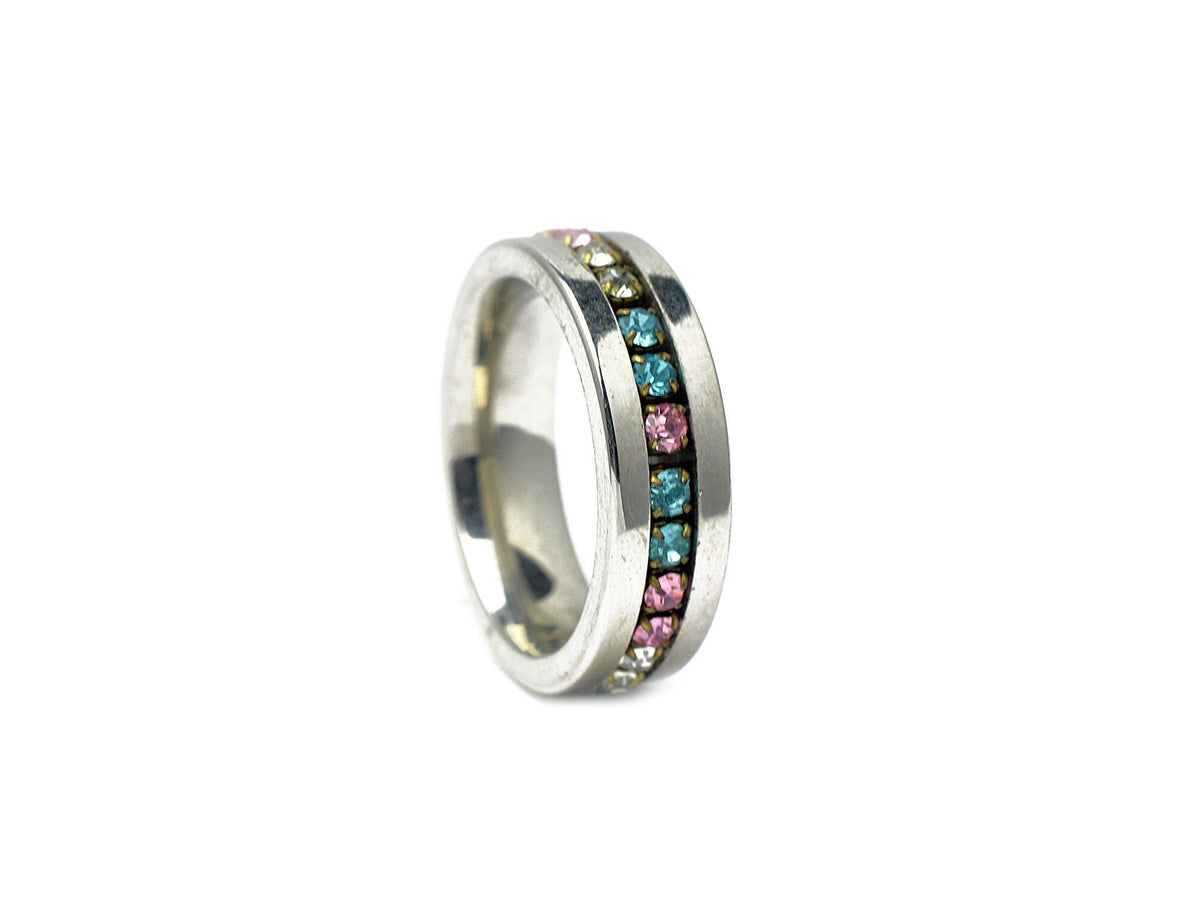 Gold Filled EP Ring World Simple design and multi color different sizes jewelry making supplies - detail image 6