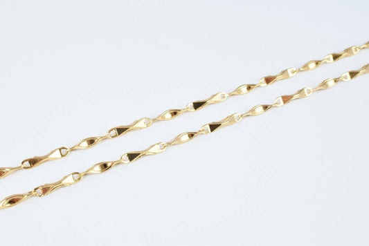 18K gold filled EP tarnish resistant Chain 23" Inch CG174 jewelry making supplies