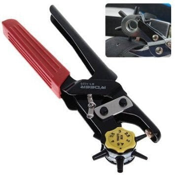 Professional RT 1025 6 Holes Revolving Leather Puncher Pliers Clinching Tool jewelry making supplies - detail image 2