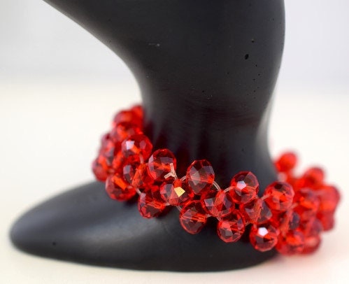 Crystal Stretchy Fashion Glam Bracelet jewelry making supplies