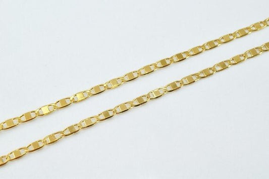 18K Gold Filled  EP Chain 17.75" Inch CG131 jewelry making supplies
