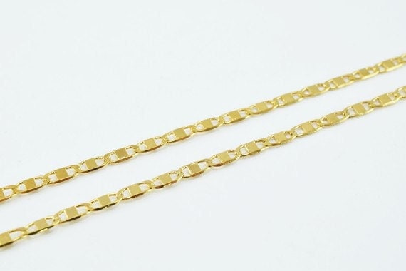 18K Gold Filled  EP Chain 17.75" Inch CG131 jewelry making supplies - detail image 3