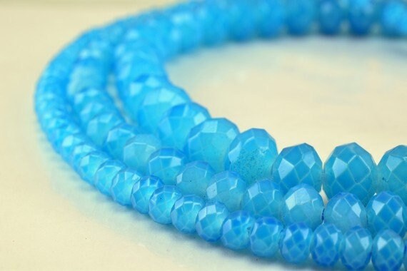 Glass Donut Rondelle Faceted Beads for Jewelry, Decoration, Chandelier 3x4mm, 4x6mm and 6x8mm. 3 Sizes Group 60 PCs each I...