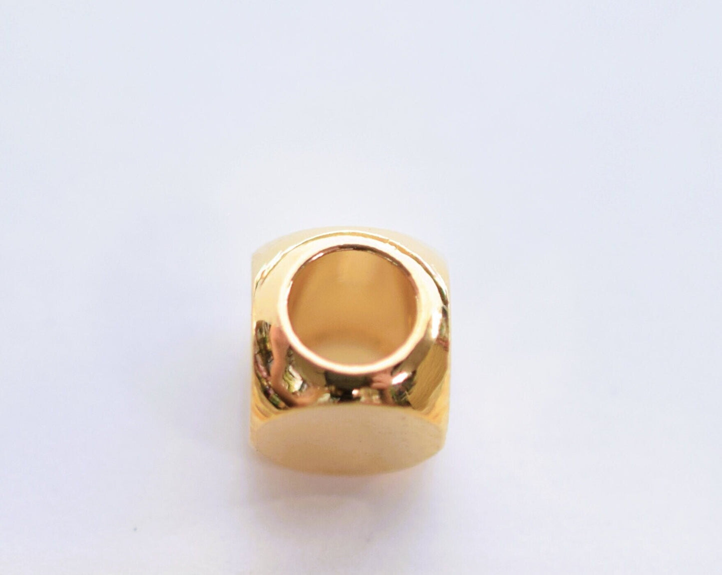 Gold filled Look,EP Cube Box Faceted Square/Hexagon beads size 2mm,3mm,4mm,5mm,6mm spacer findings for jewelry and Wholesa...