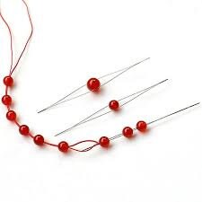 Big Eye Beading Needles Jewelry Making Tools, Large Soldered Eye (2.125" & 5", Assorted Packs, Steel)
