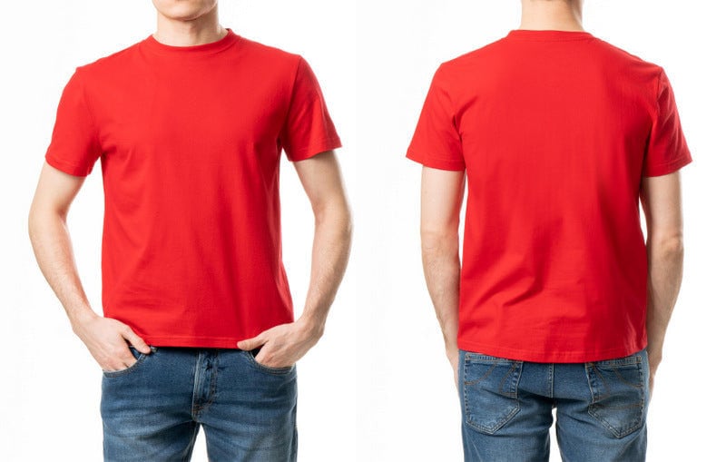 Short Sleeve T Shirt: Luxurious 100% Egyptian Cotton - Soft, Breathable, Durable, Athletic Style, Comfort Fit Tee