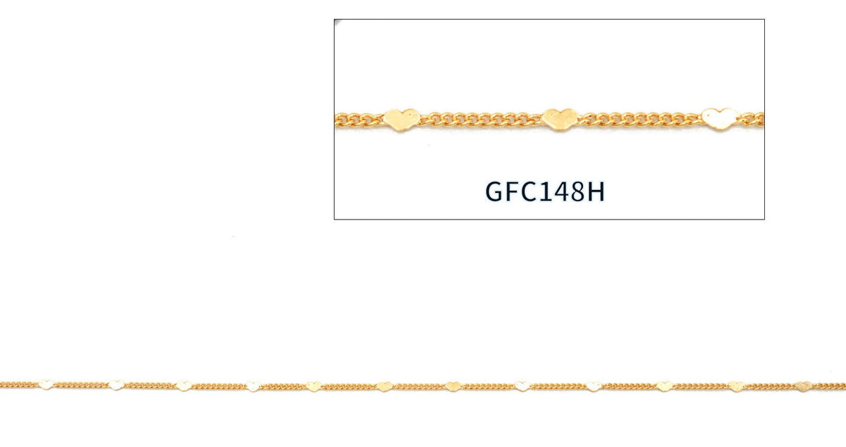 Gold filled Look, EP Saturn Beaded Barleycorn Link Chain Customizable Jewelry jewelry making supplies - detail image 5