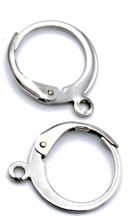 Gold Stainless Steel Lever Back Earring Hooks: Hypoallergenic, Durable Jewelry Findings