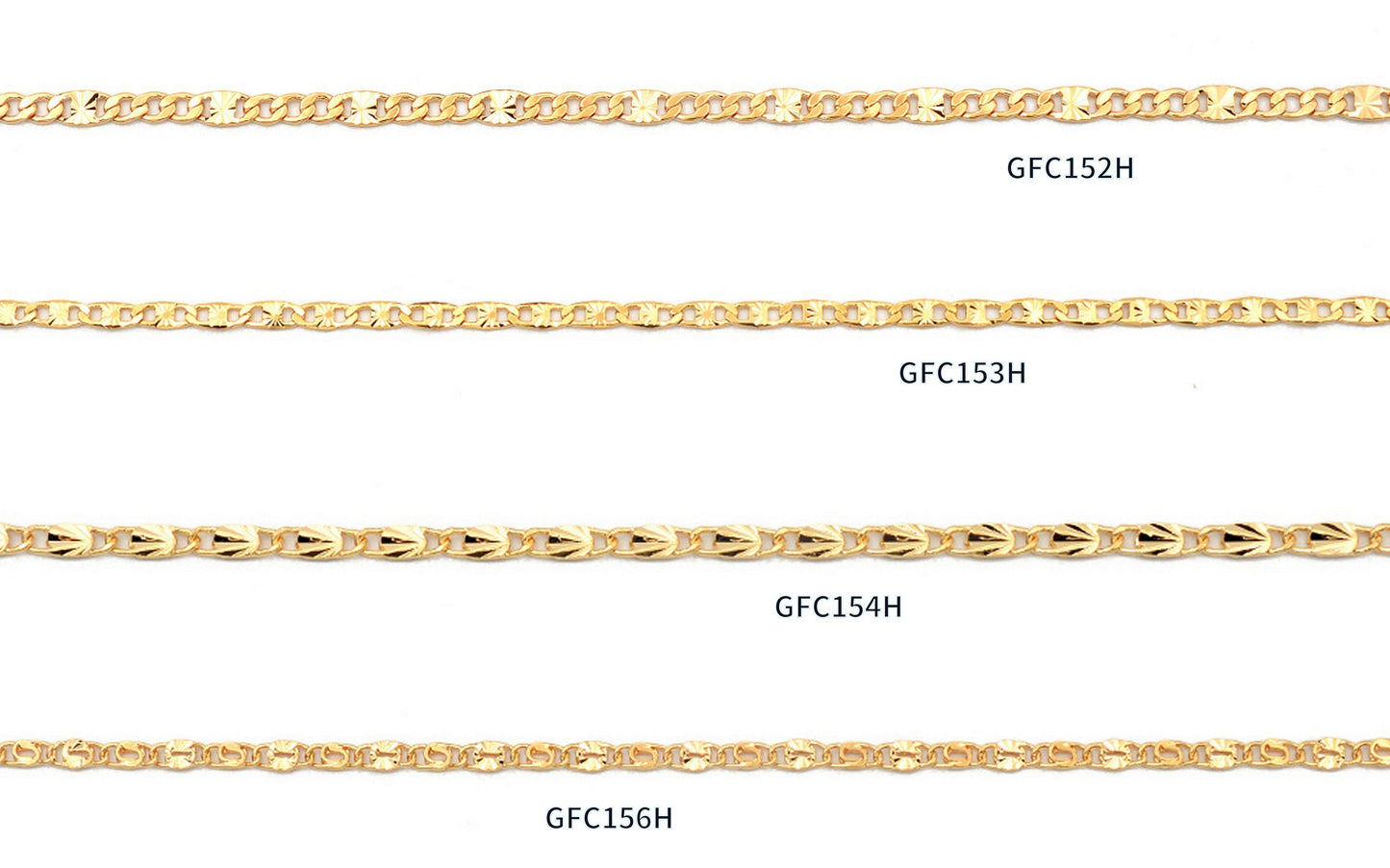 Gold filled Look,Anchor Beaded Link Chain Customizable Jewelry by Foot 3FT/1PK jewelry making supplies - detail image 3