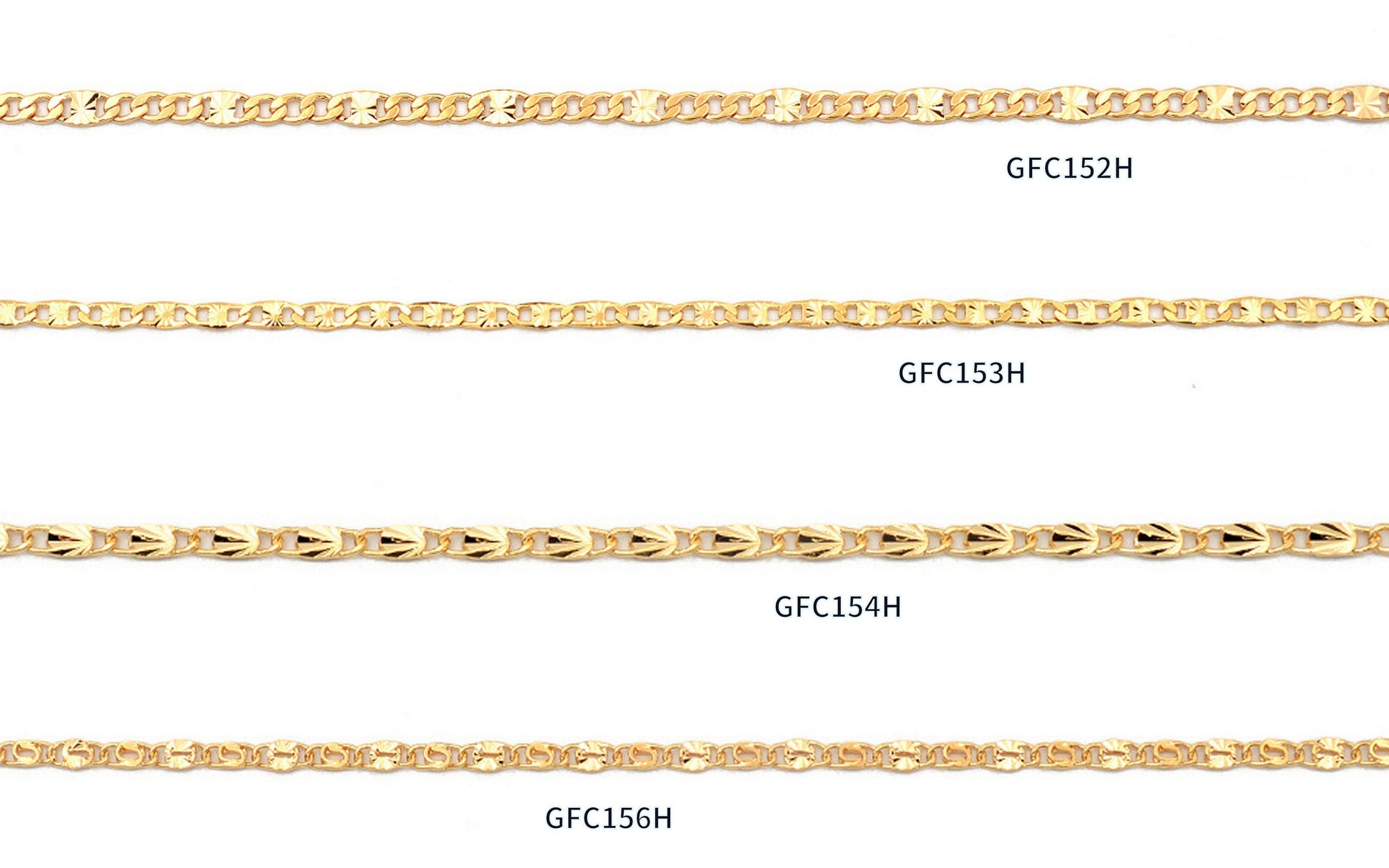 Gold filled Look,Anchor Beaded Link Chain Customizable Jewelry by Foot 3FT/1PK jewelry making supplies - detail image 3