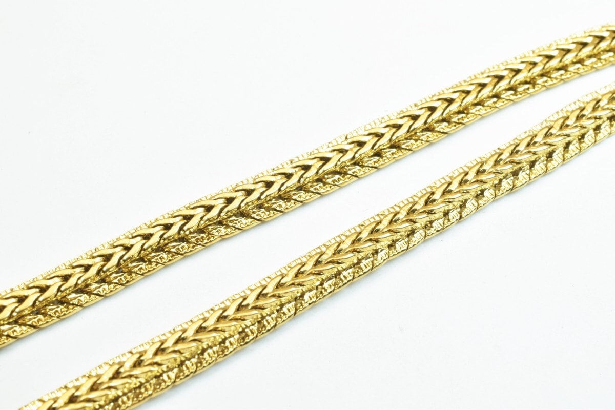 18k Gold Filled Alternative Chain 6mm - Tarnish-Resistant Jewelry Supply - Durable Gold Finish, Craft Findings, 18.5" & 20"