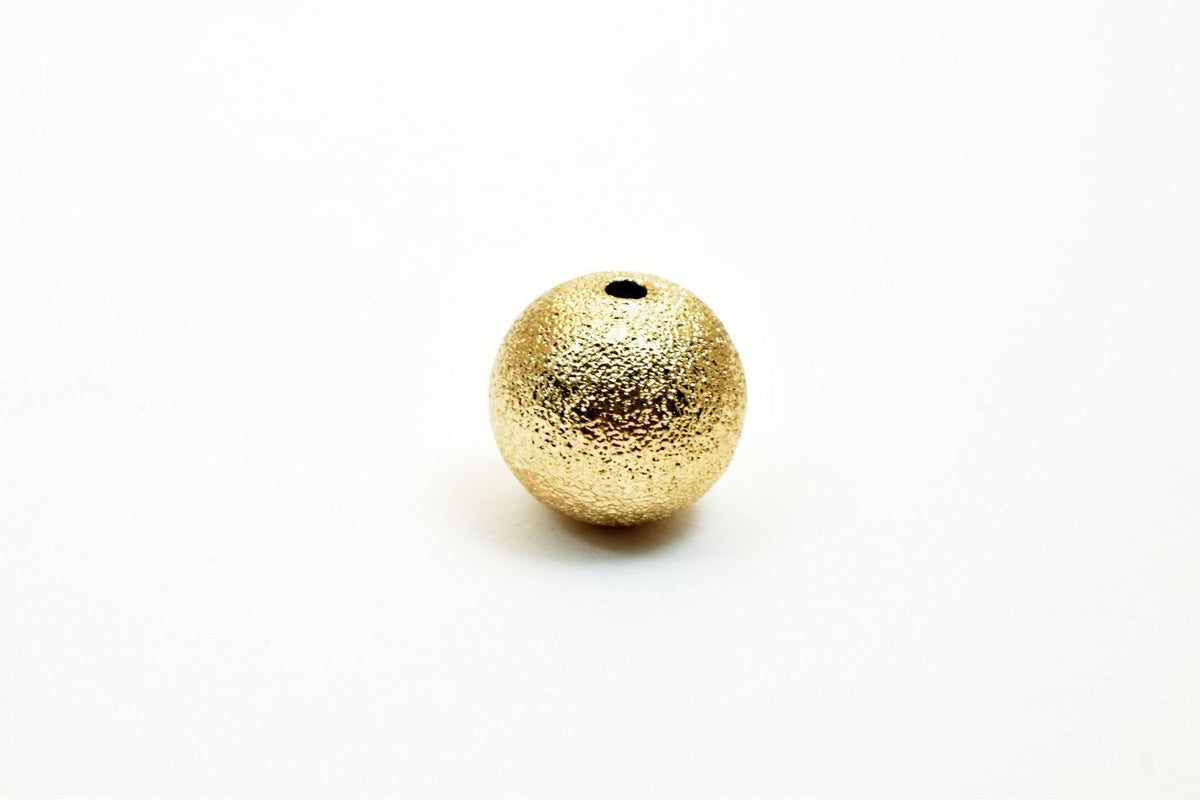 18K Gold Filled Alternative Stardust Round Beads: Luxury Core - Tarnish Resistant, Sizes 6mm to 12mm, Crafting Jewelry Components