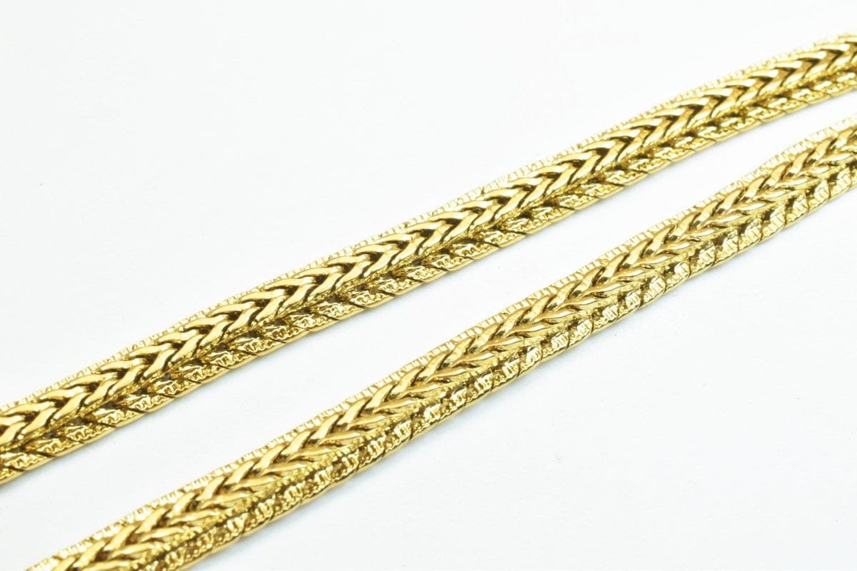 18k Gold Filled Alternative Chain 6mm - Tarnish-Resistant Jewelry Supply - Durable Gold Finish, Craft Findings, 18.5" & 20"