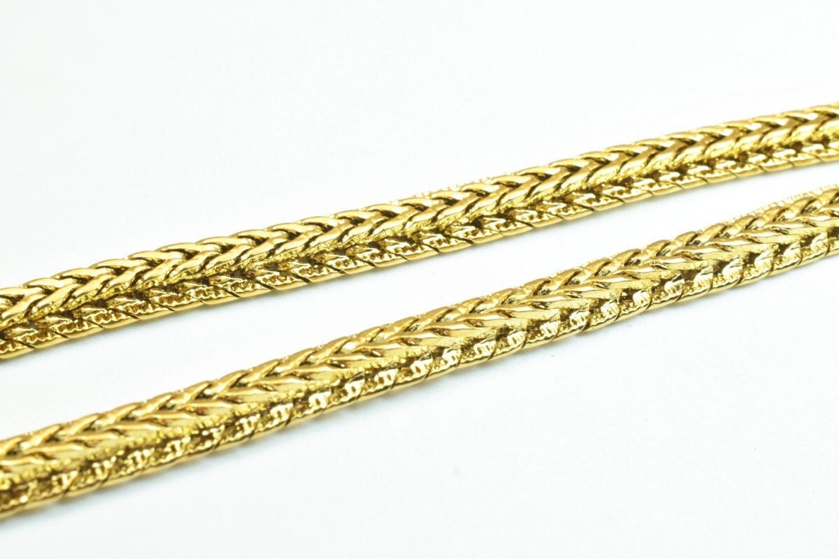 18k Gold Filled Alternative Chain 6mm - Tarnish-Resistant Jewelry Supply - Durable Gold Finish, Craft Findings, 18.5" & 20"