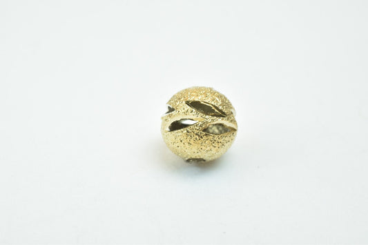 EP Beads Stardust Diamond Cut: 18K Tarnish Resistant Gold, Round Spacer Beads | Base, Tarnish Resistant | 8mm & 10mm Sizes