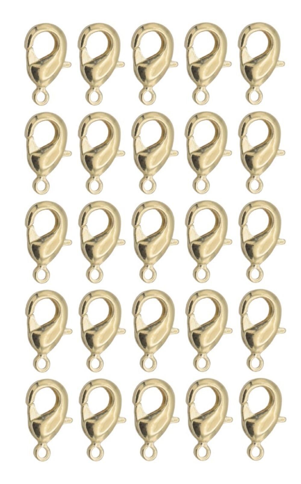 Gold Filled Alternative Findings, ep Lobster Clasp 14k for jewelry making  8x4mm, 9x5mm, 12x7mm, 14x8mm jewelry making sup...