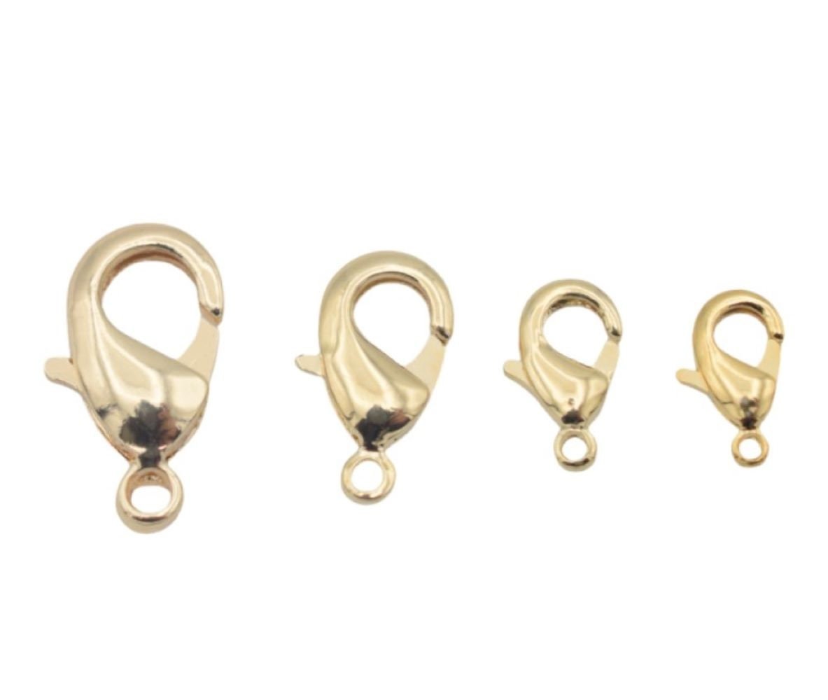 Gold Filled Alternative Findings, ep Lobster Clasp 14k for jewelry making  8x4mm, 9x5mm, 12x7mm, 14x8mm jewelry making sup...