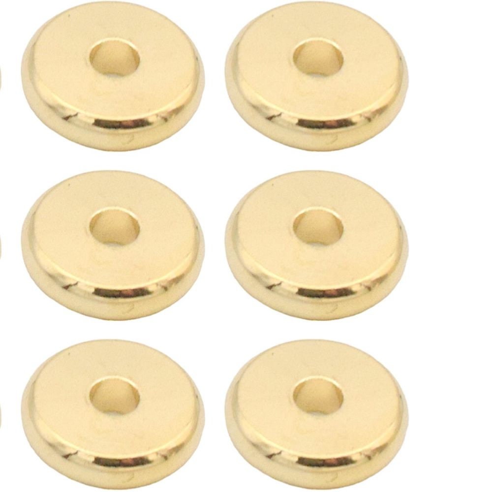 Gold Filled Look, 14k plain roundel spacer beads 4mm/6mm/8mm GF5013DH/ GF5231DH/ GF5241DH 12pc/pack jewelry making supplie...