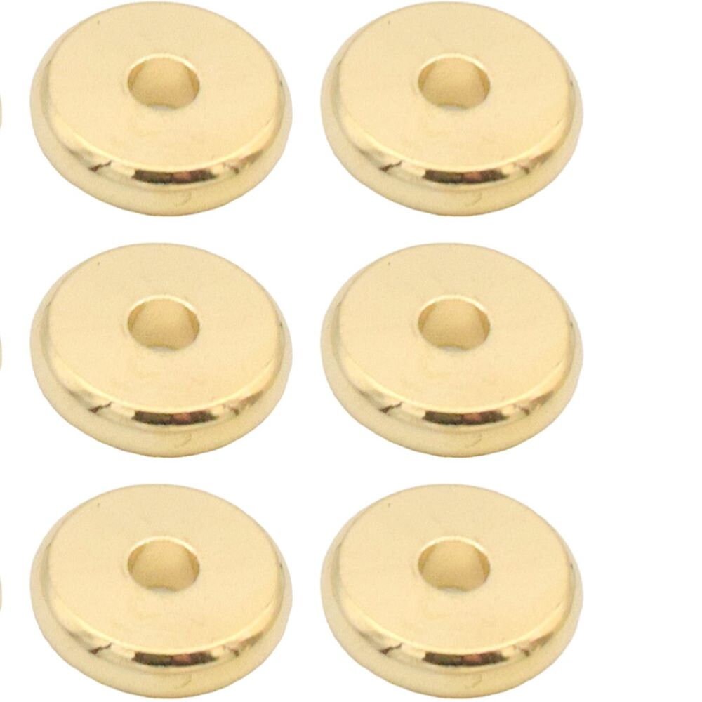 Gold Filled 14k ep plain roundel spacer bead for jewelry making 4mm/6mm/8mm  GF5013DH/GF5231DH/GF5241DH  12PCS/PK jewelry...