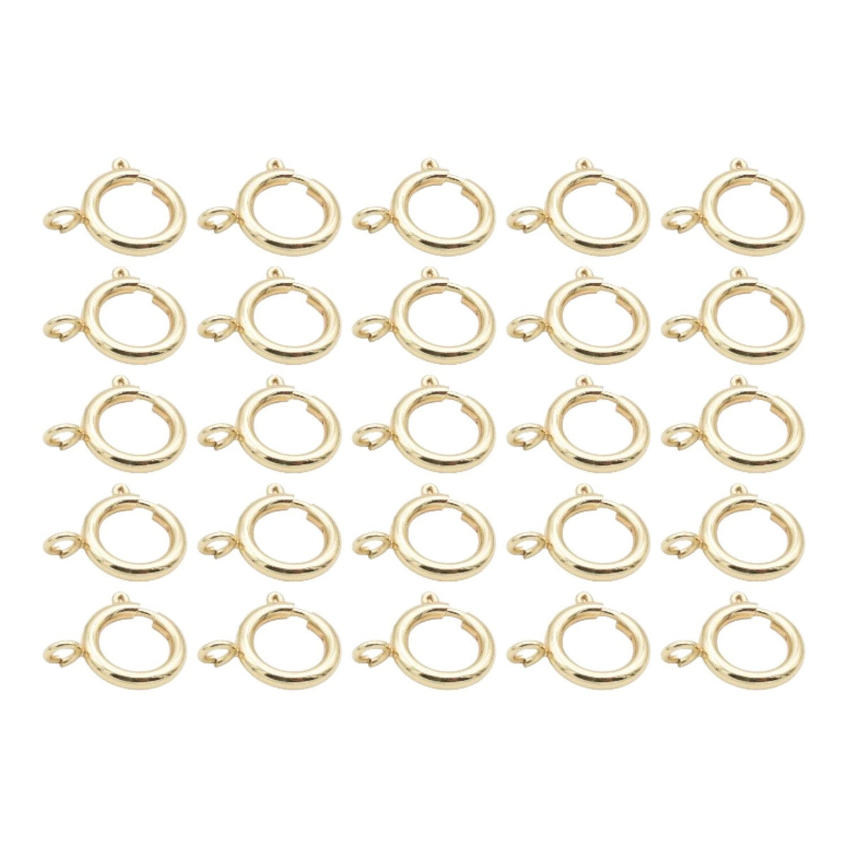 Gold Filled Look, Spring Clasp 14K for jewelry making size: 5mm/6mm/12mm jewelry making supplies - detail image 7