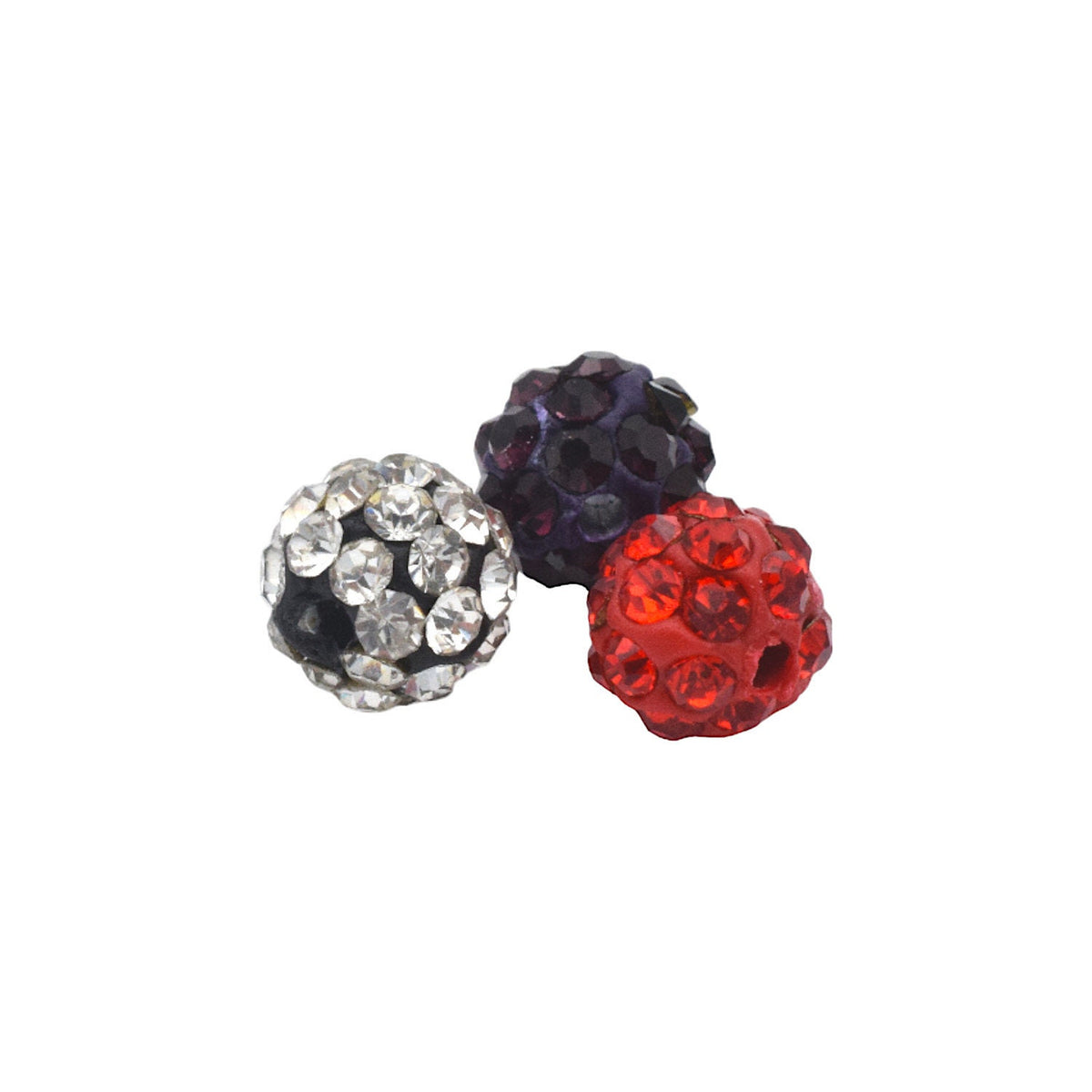 6mm Rhinestone Micro Pave Beads – Metal Clay Jewelry Making, Bracelet Crafting