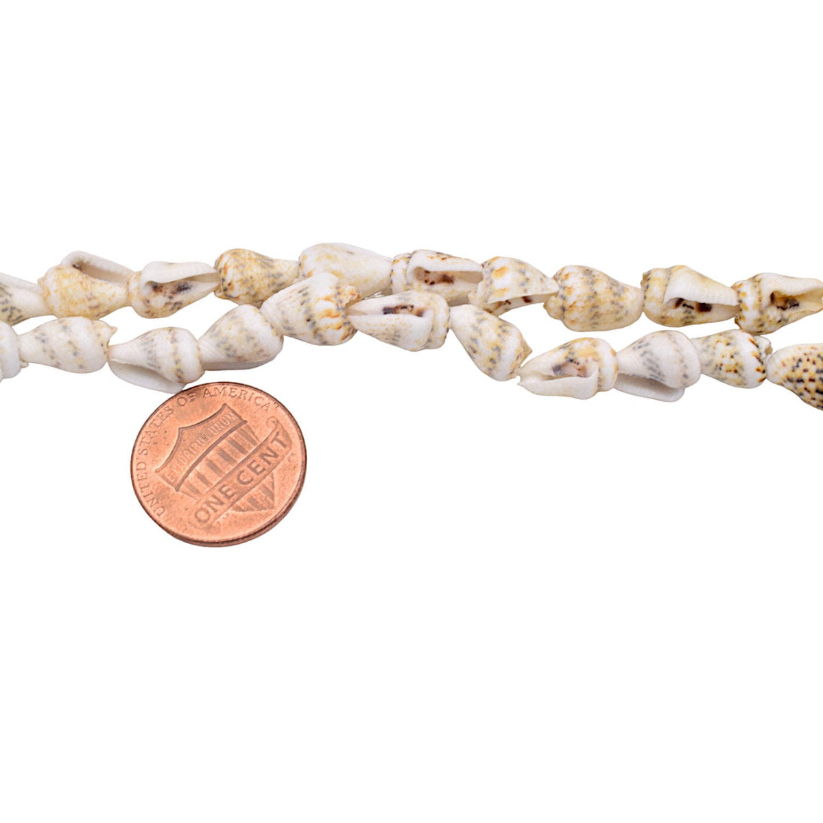 Natural Sea Shell Beads Collection: Beach Style Jewelry Making Supplies (Three Colors, Unique Shapes, Strand Lengths 60-62 Inches)