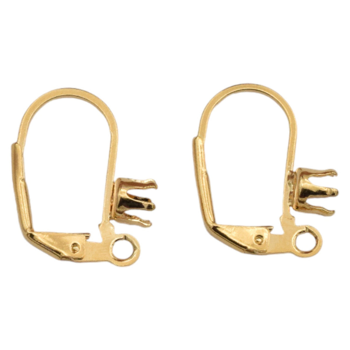 Gold Filled Look, Leverback Earring Hooks   Multiple Sizes for Jewelry Making jewelry making supplies - detail image 10