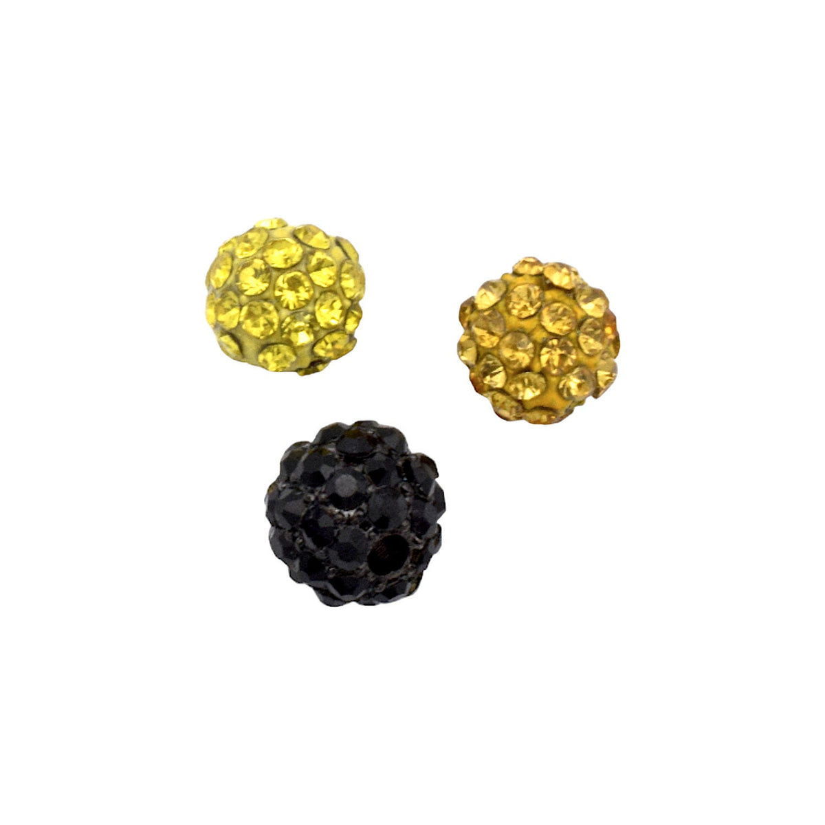 6mm Rhinestone Micro Pave Beads – Metal Clay Jewelry Making, Bracelet Crafting