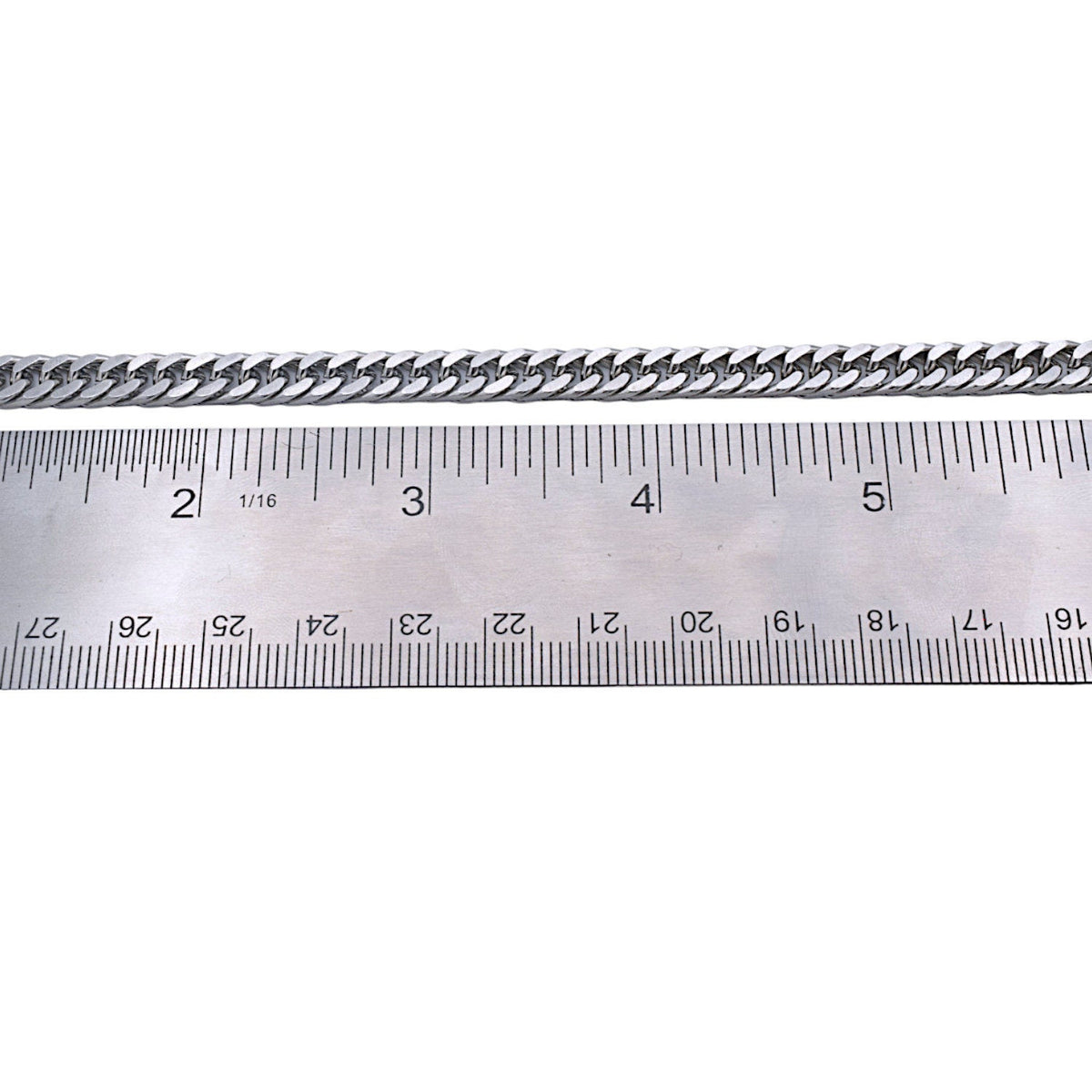 Stainless Steel Wheat Cuban Chain for jewelry making sizes 10mm and 8mm by yard jewelry making supplies - detail image 3
