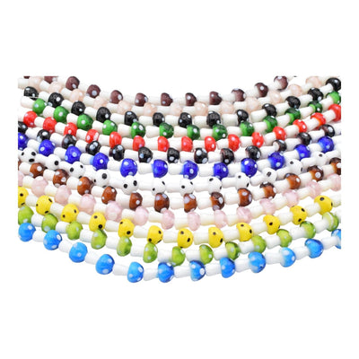 Mushroom Glass beads/ Lampwork beads for DIY jewelry making jewelry making supplies - detail image 2
