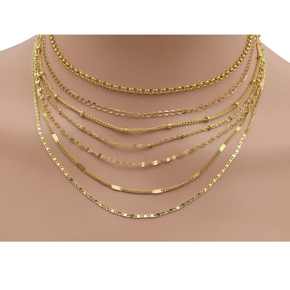 Dainty Gold Plated Chain Material: Refined Smooth Links, Rust Resistant (2-3mm Width, Stainless Steel, Jewelry Craft)