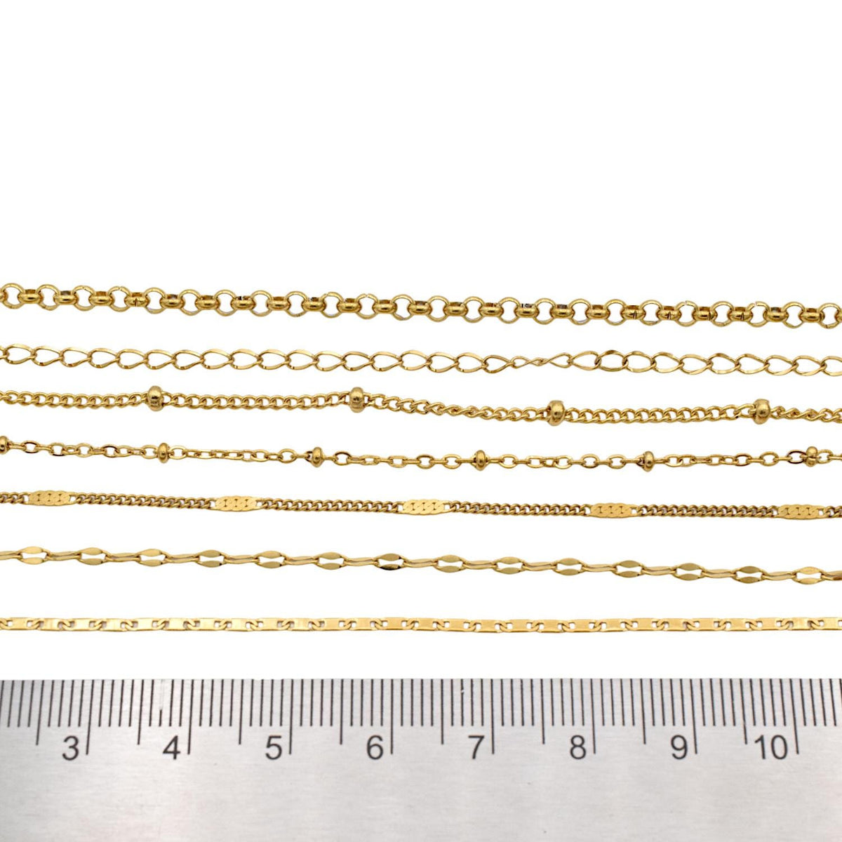 Dainty Gold Plated Chain Material: Refined Smooth Links, Rust Resistant (2-3mm Width, Stainless Steel, Jewelry Craft)