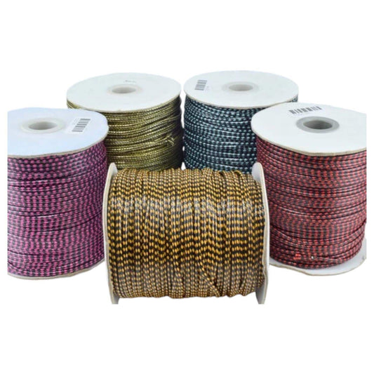 Wax Nylon two tone Color Thread 2mm cord for jewelry or fashion making from Korea jewelry making supplies
