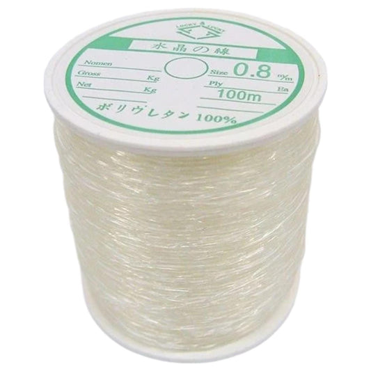 Stretchy clear elastic cord for DIY projects 100 yards Sizes: 0.7mm 0.8mm 0.9mm 1.0mm 1.5mm jewelry making supplies
