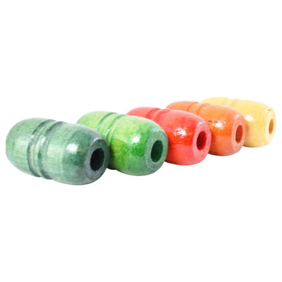 34x55mm Barrel Large Wooden Beads,Wholesale Beads, Sold By 2 pcs, Craft Barrel ,Ridged  Grooved/Wooden Wholesale Beads, Pu...