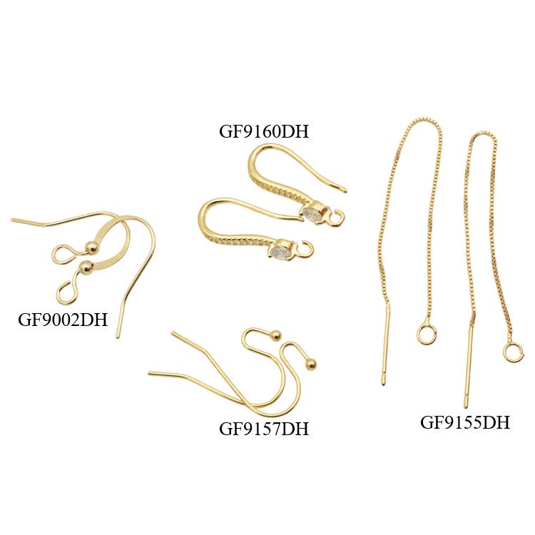 Gold Filled Alternative Earring Wires: Sleek Fishhook Threader Design - 14k Craft Wire, Comfortable Fit, DIY Jewelry Components