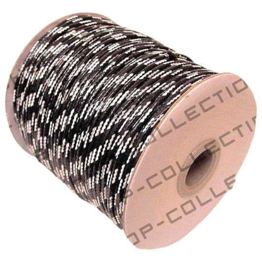 Wax Cotton Thread two colors Black & White 2mm cord for jewelry or fashion making Item #100142 jewelry making supplies