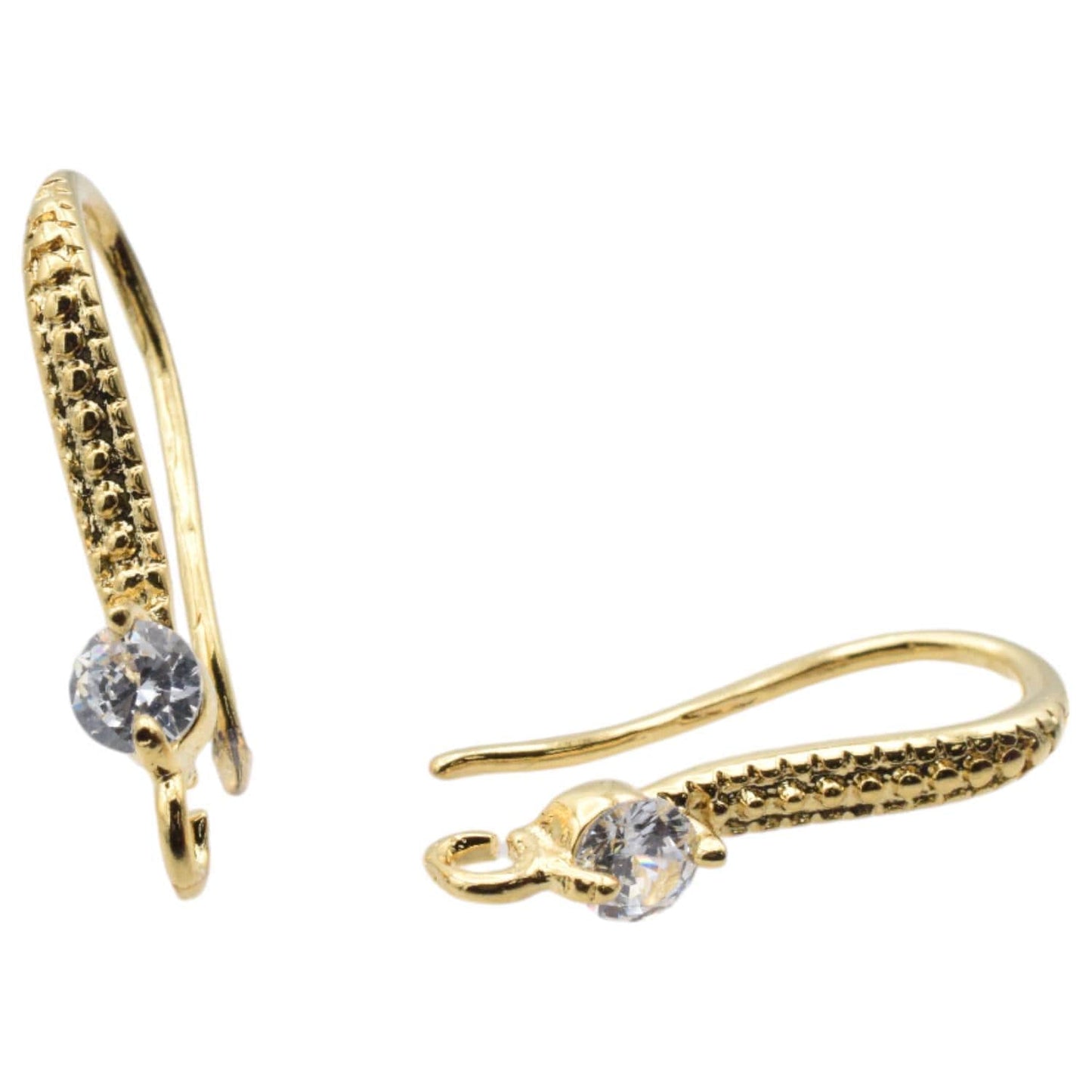 Gold Filled Alternative Earring Wires: Sleek Fishhook Threader Design - 14k Craft Wire, Comfortable Fit, DIY Jewelry Components