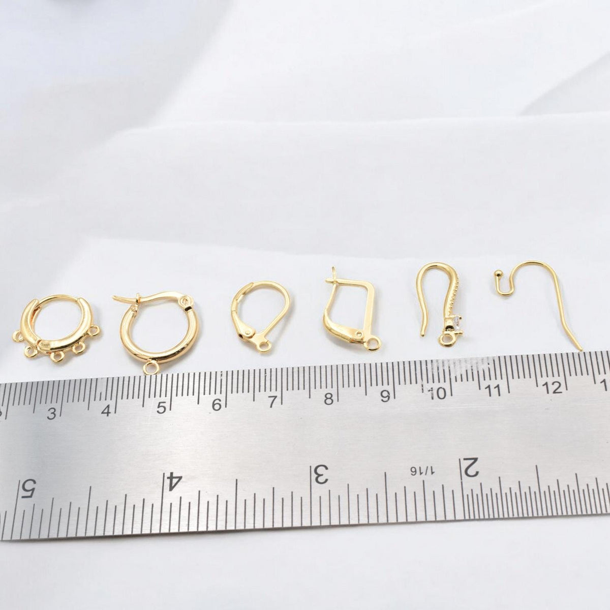 Gold filled Look 18k Earring findings Hooks lever back and Hoops for Jewelry making and crafts jewelry making supplies