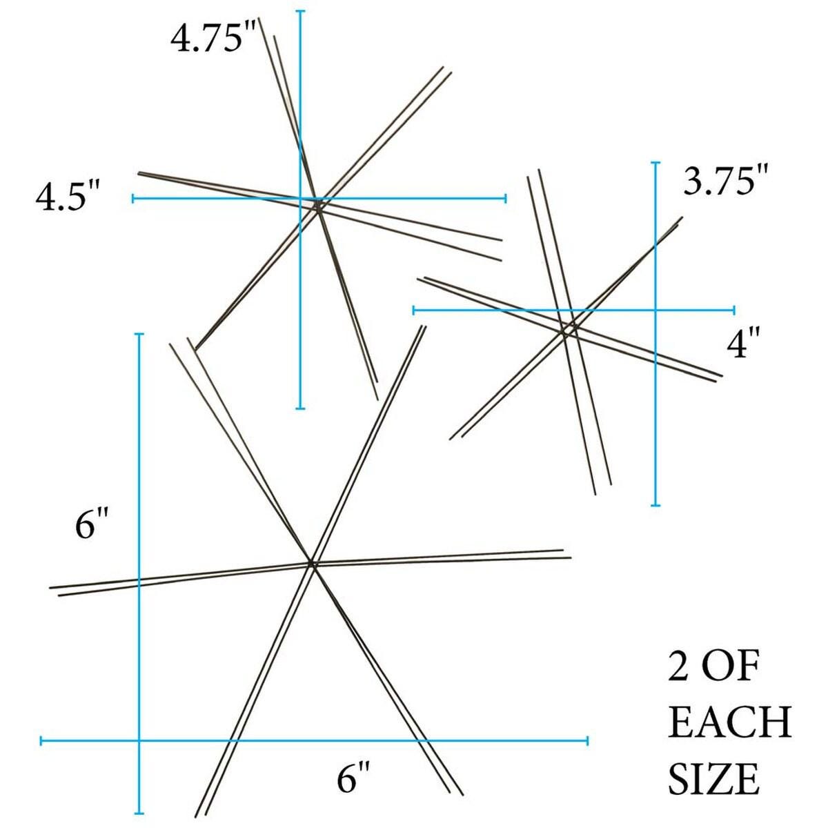 Snowflake Wire Frame DIY Craft Kit: Beaded Holiday Ornament, Jewelry Wire Focus (3 Sizes, Ribbon Loop Included)