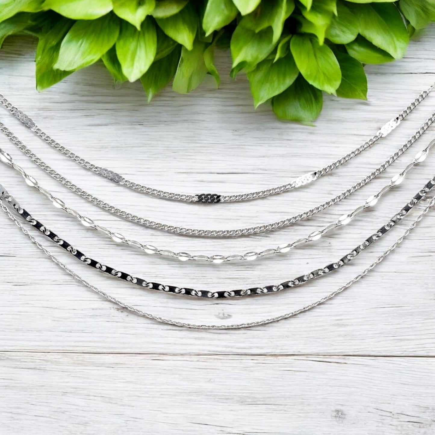 Chain By The Yard Stainless Steel Jewelry Supply: Modern Saturn Cable Design, Polished Finish (1.5mm-2.25mm, Tarnish Resistant)
