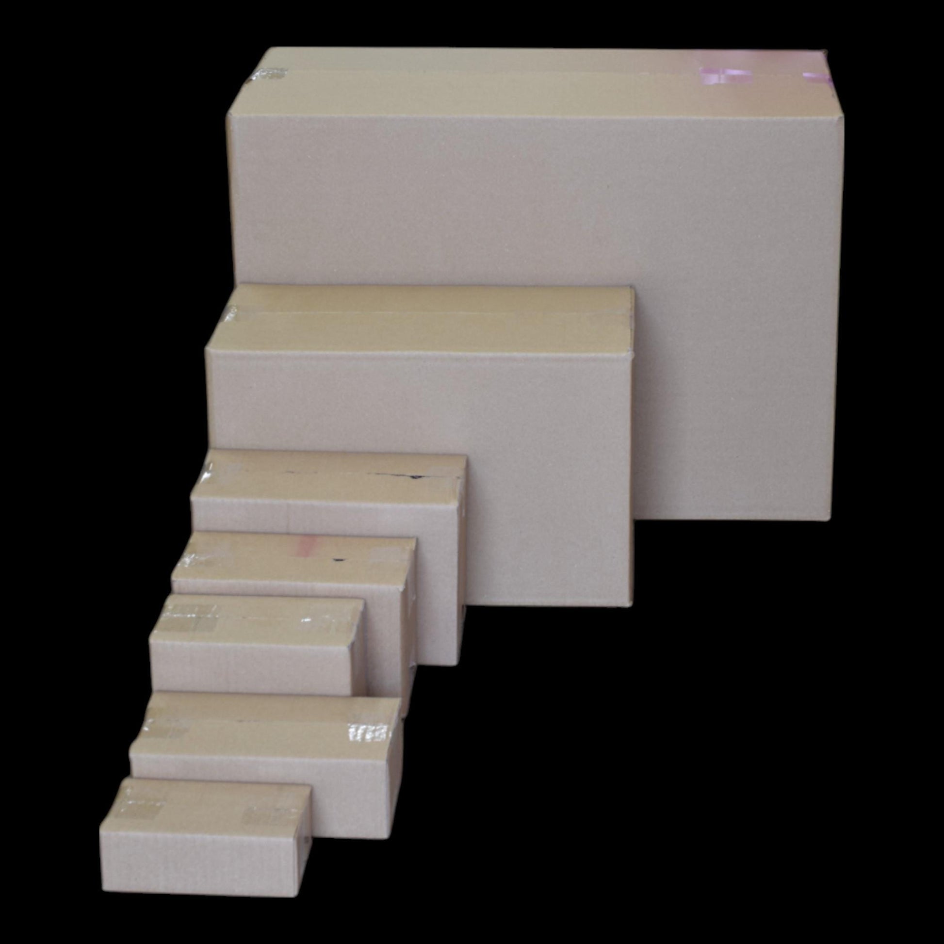 Various Size Boxes Shipping Cartons, Heavy Duty Corrugated Material (Multiple Sizes, Custom Options, Ecommerce & Personal Use)