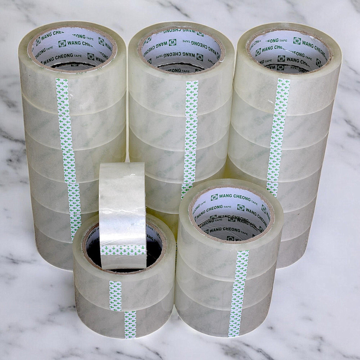 Clear Packing Tape Shipping Supply, Strong Adhesion Seal (1.88 Inch x 75 Yards, Tear Resistant, Clear Film)
