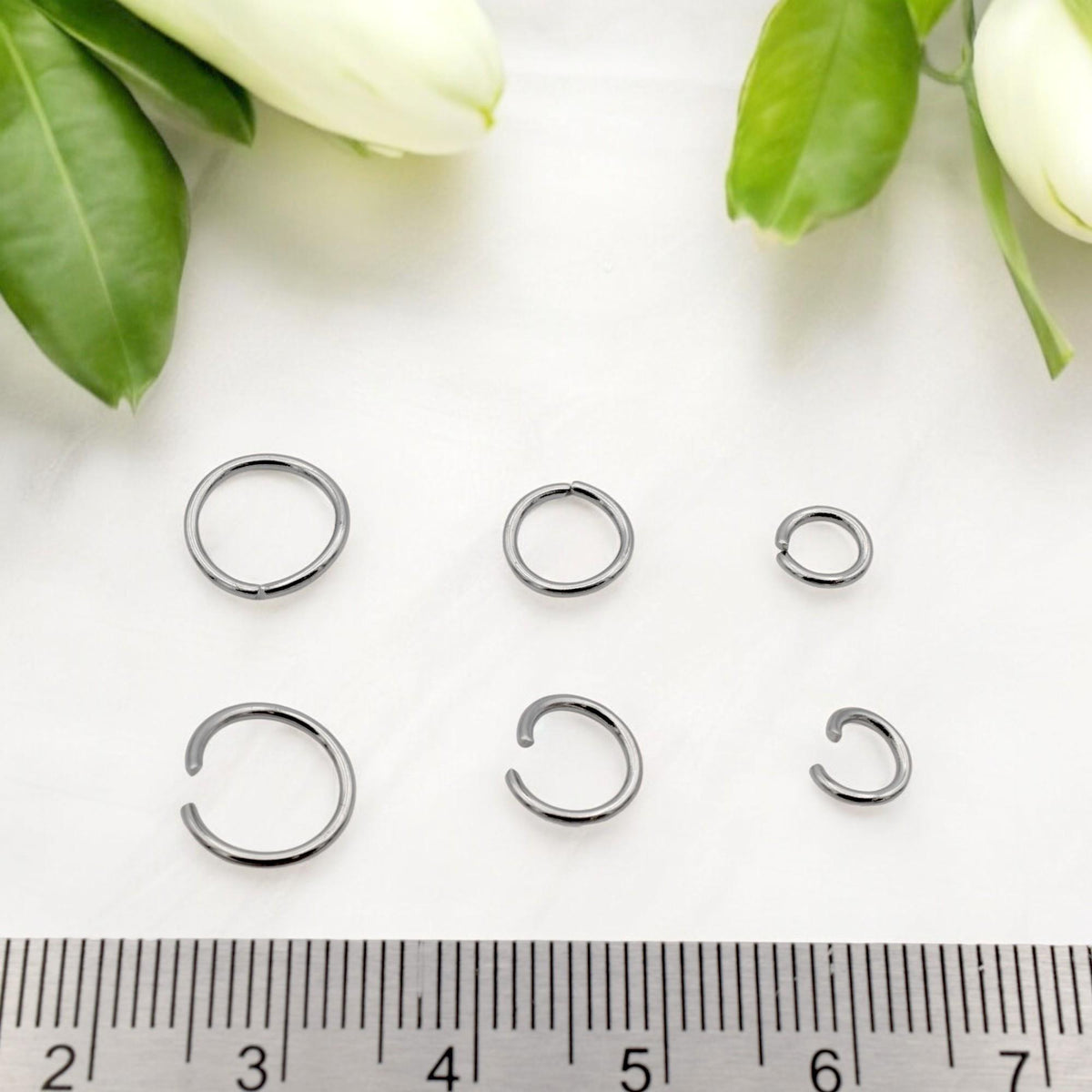 Gold Plated Open Jump Rings Jewelry Making Set, Mixed Sizes (4mm-10mm, Stainless Steel, 100 Pieces Bag)