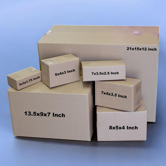 Cardboard Shipping Boxes – Multiple Sizes for Secure Packaging jewelry making supplies - detail image 2