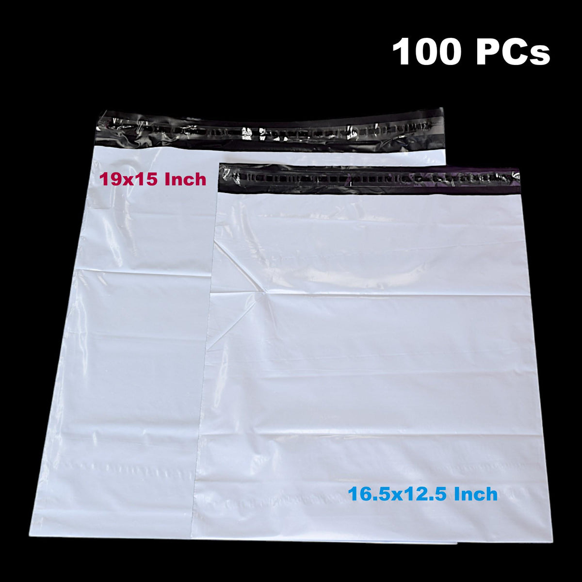 Poly Mailing Bags: Waterproof Self-Sealing Mailers - Lightweight, Tear-Resistant, Multiple Sizes for Clothing and Documents